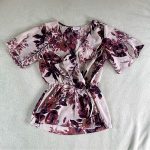 Sienna Sky Floral Blouse Size S
